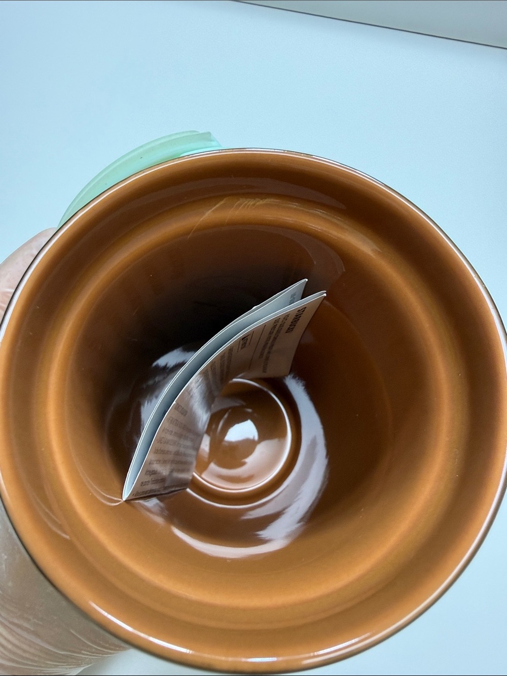 ✨STARBUCKS ✨ 2022 Copper Gold Metallic Siren Mermaid Ceramic 12oz Tumbler - Picture 11 of 15